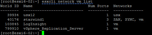 ESXi Commands List Networking Commands ESX Virtualization