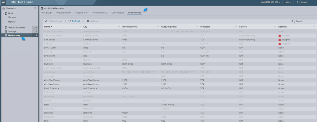 VCP-DCV on vSphere 8.x Objective 4.19.5 – Configure ESXi firewall - ESX ...