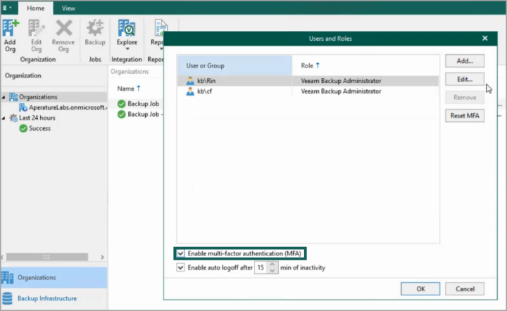 Veeam Backup for Microsoft 365 v8