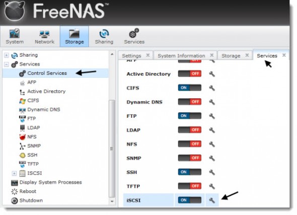 Iscsi freenas настройка windows