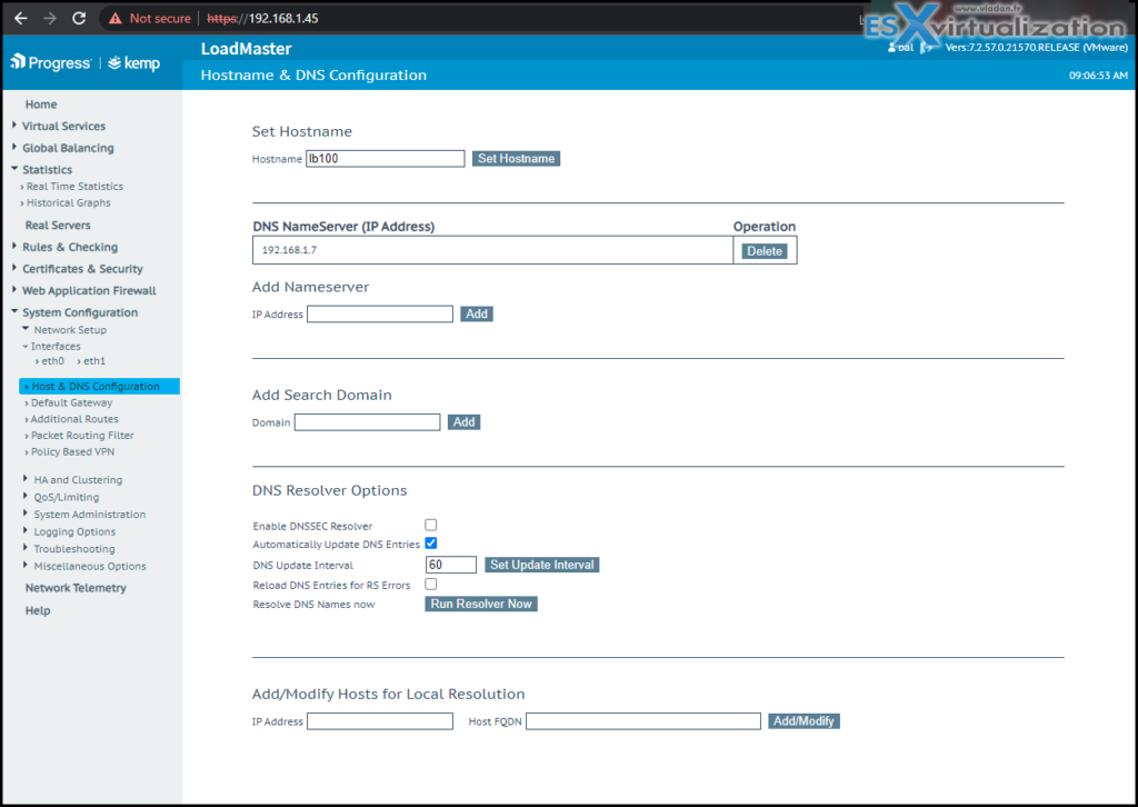 Progress Kemp Loadmaster Load Balancer Is A Complete Product Esx