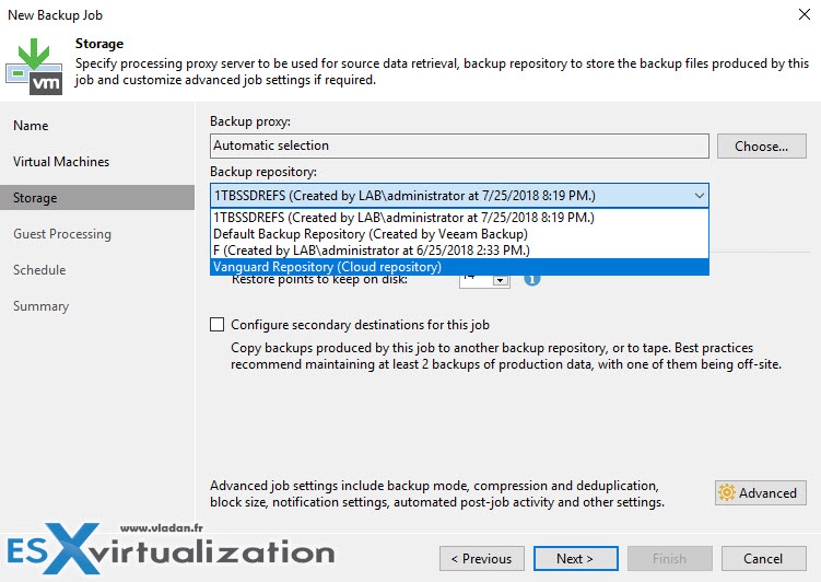 veeam exchange backup best practices