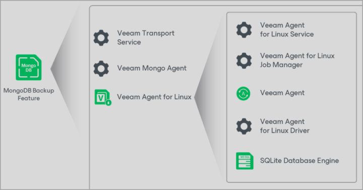 Veeam MongoDB feature architecture