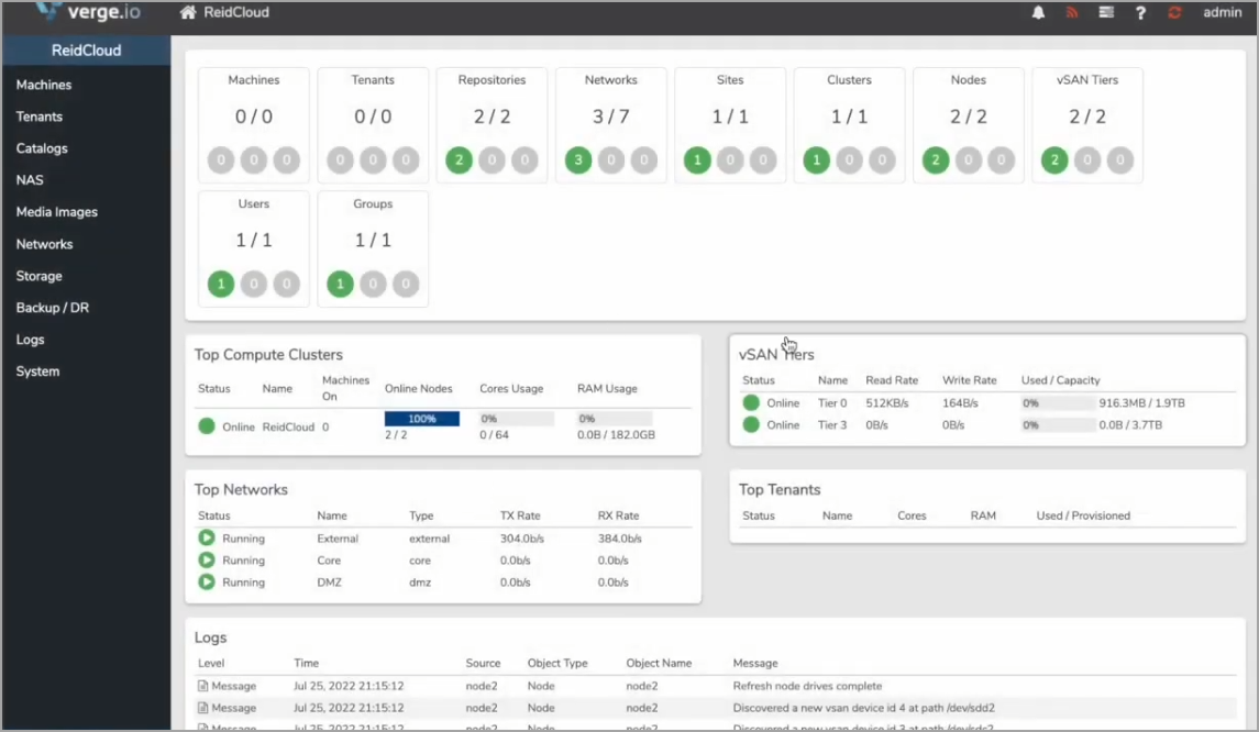 Another VMware Alternative - Verge.IO - ESX Virtualization