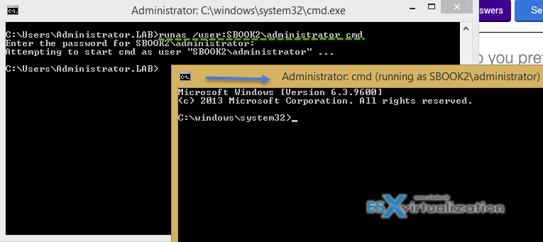 cannot run cmd as administrator windows 10