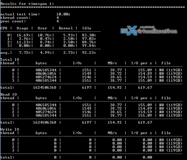 Microsoft DiskSpd - Freeware to test speed of your storage system - ESX ...