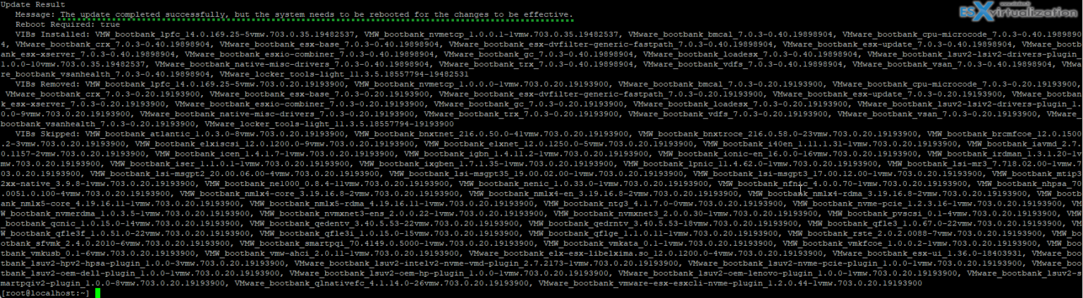 Patch Standalone VMware ESXi 7 To 7u3e Latest Version - ESX Virtualization