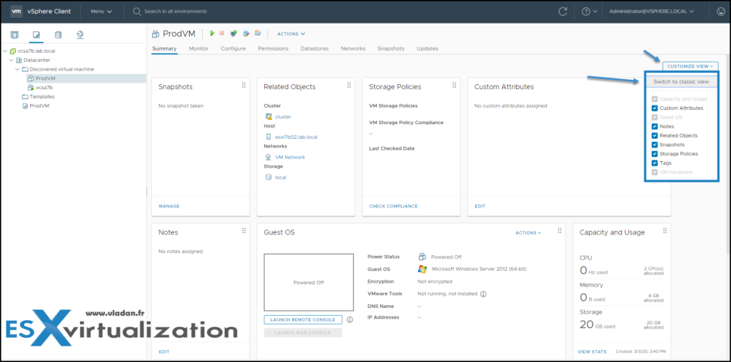 VMware VSphere 7.0 - VM Template Check-in And Check-out And Versioning ...