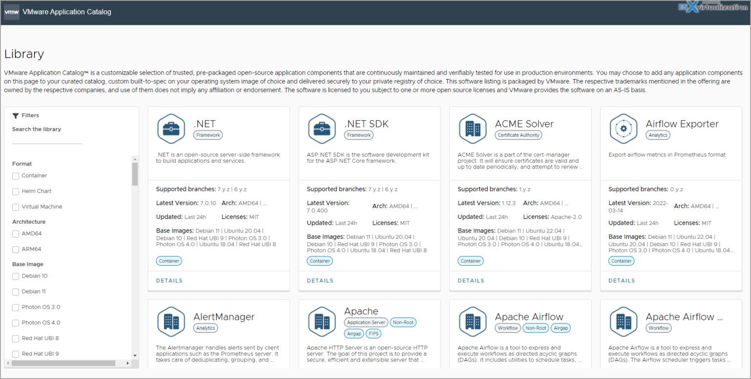 what-is-vmware-application-catalog-esx-virtualization